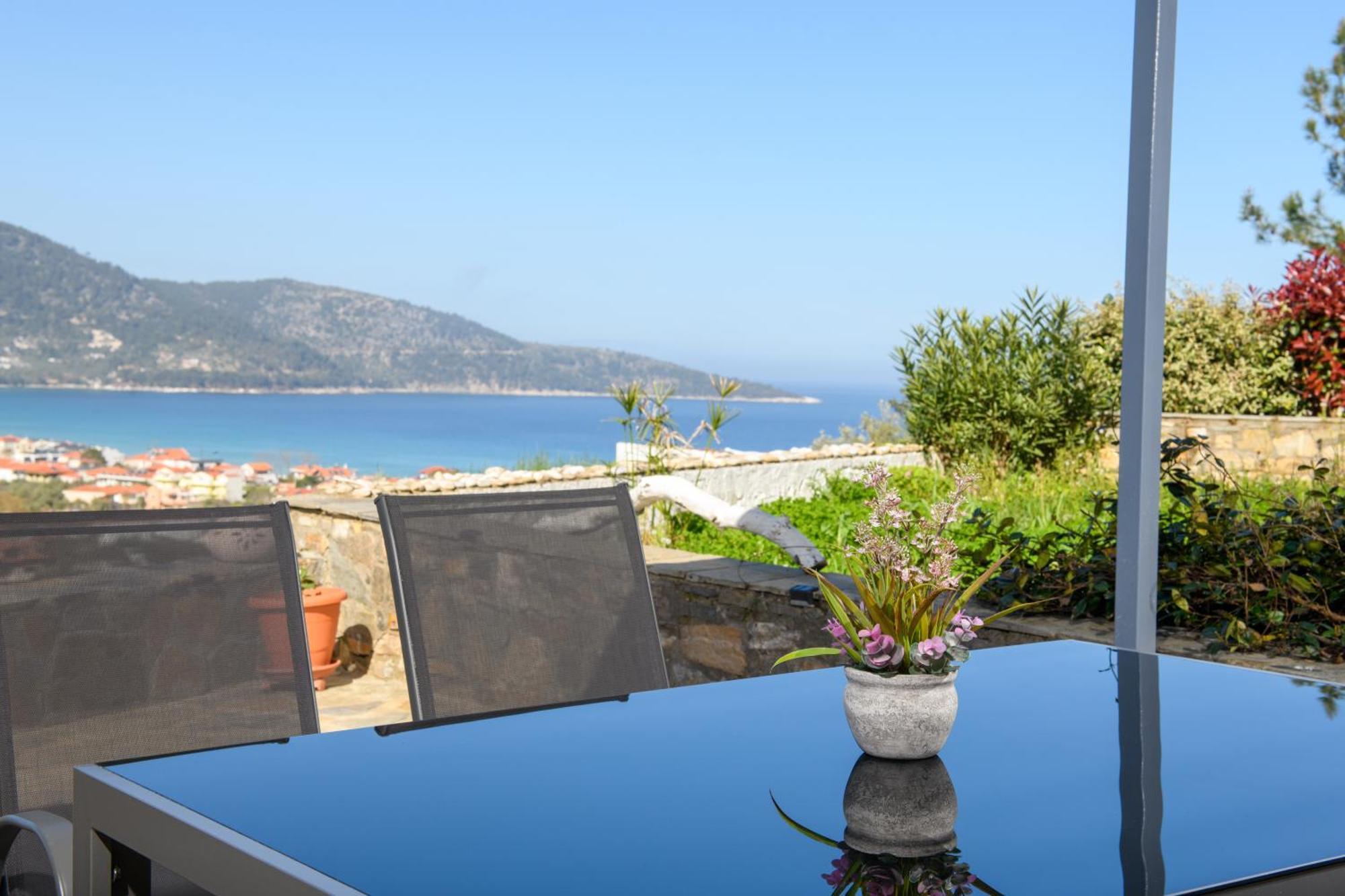 Villa Panorama Skala Potamia  Exterior foto