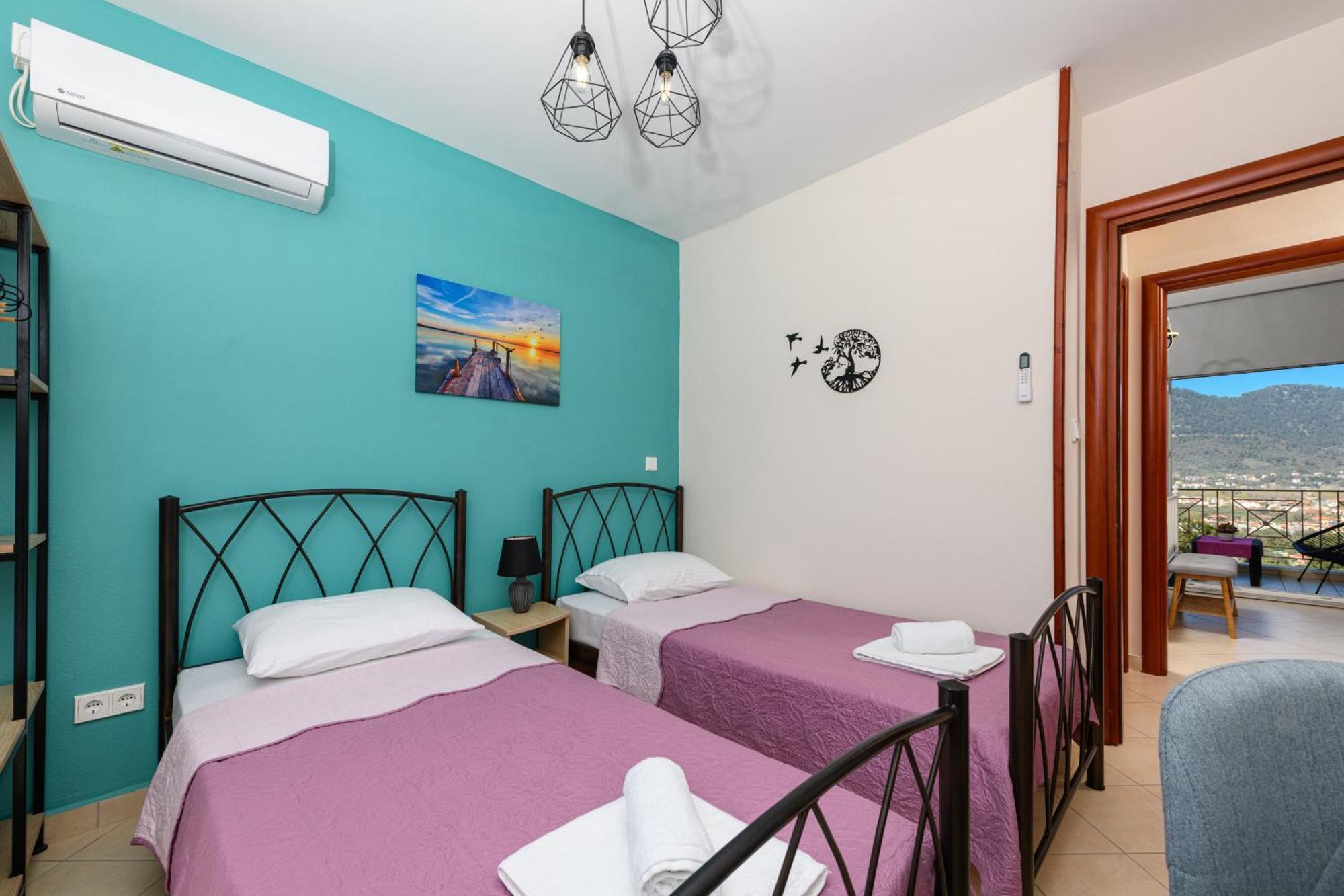 Villa Panorama Skala Potamia  Exterior foto