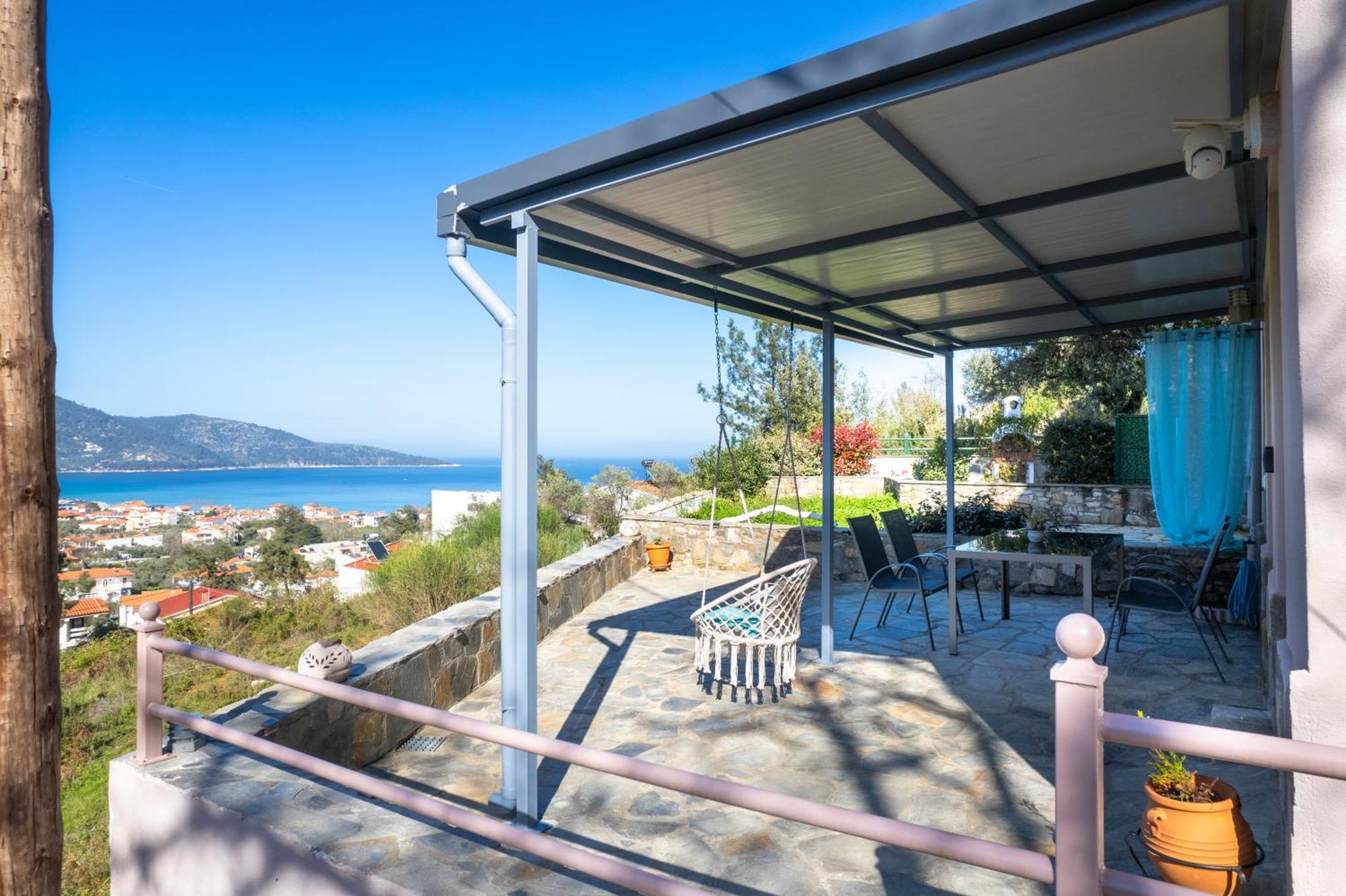 Villa Panorama Skala Potamia  Exterior foto