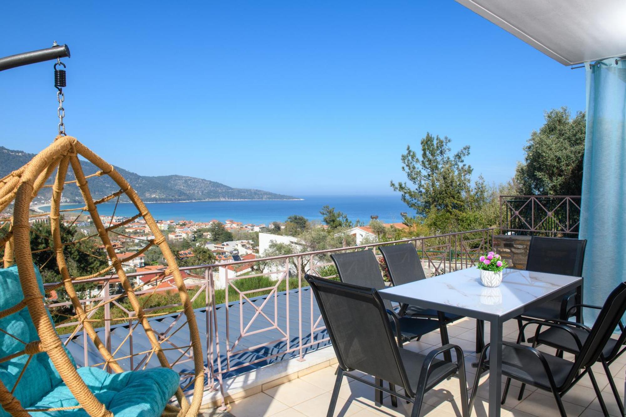 Villa Panorama Skala Potamia  Exterior foto